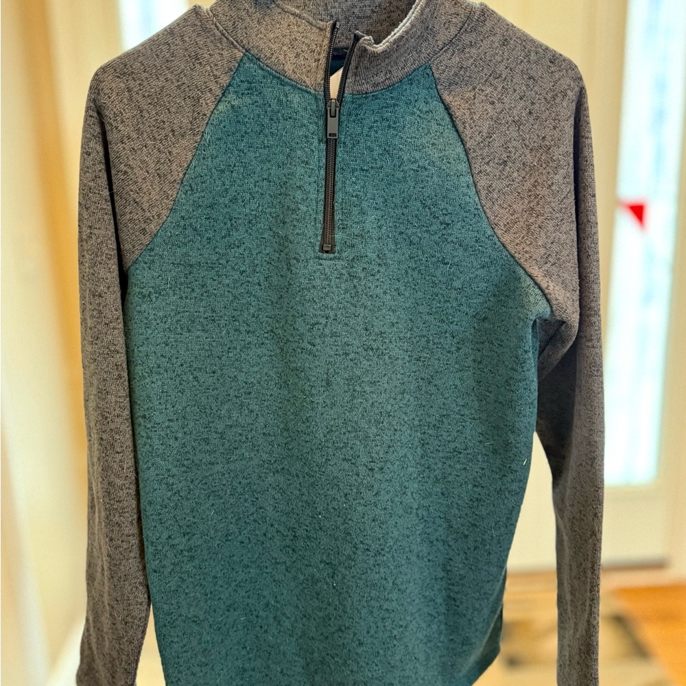 Sonoma Kids Teal and Gray Long Sleeve Shirt